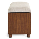 Saffield Shoe Storage Bench - Walnut | Footwear Organization Solution