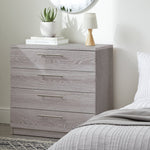 Home Brisbane 4 Drawer Chest â€“ Grey Oak | Stylish Furniture Bedroom Living