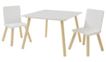 Liberty House Kids Table and Chair Set - Wood White