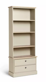 Home Winchester Bookcase Natural | Wooden Storage Shelving Display Unit