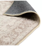 Vintage Effect Neutral Rug | 160x230cm | Vintage Living Room Bedroom Area Rug Ca