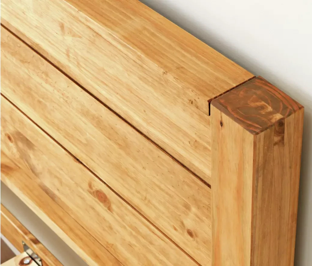 Fairfield Kingsize Wooden Bed Frame - Pine (B Grade)