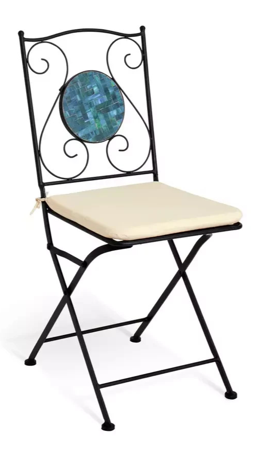 Home Mosaic 2 Seater Metal Garden Bistro Set | Outdoor Patio Furniture Set