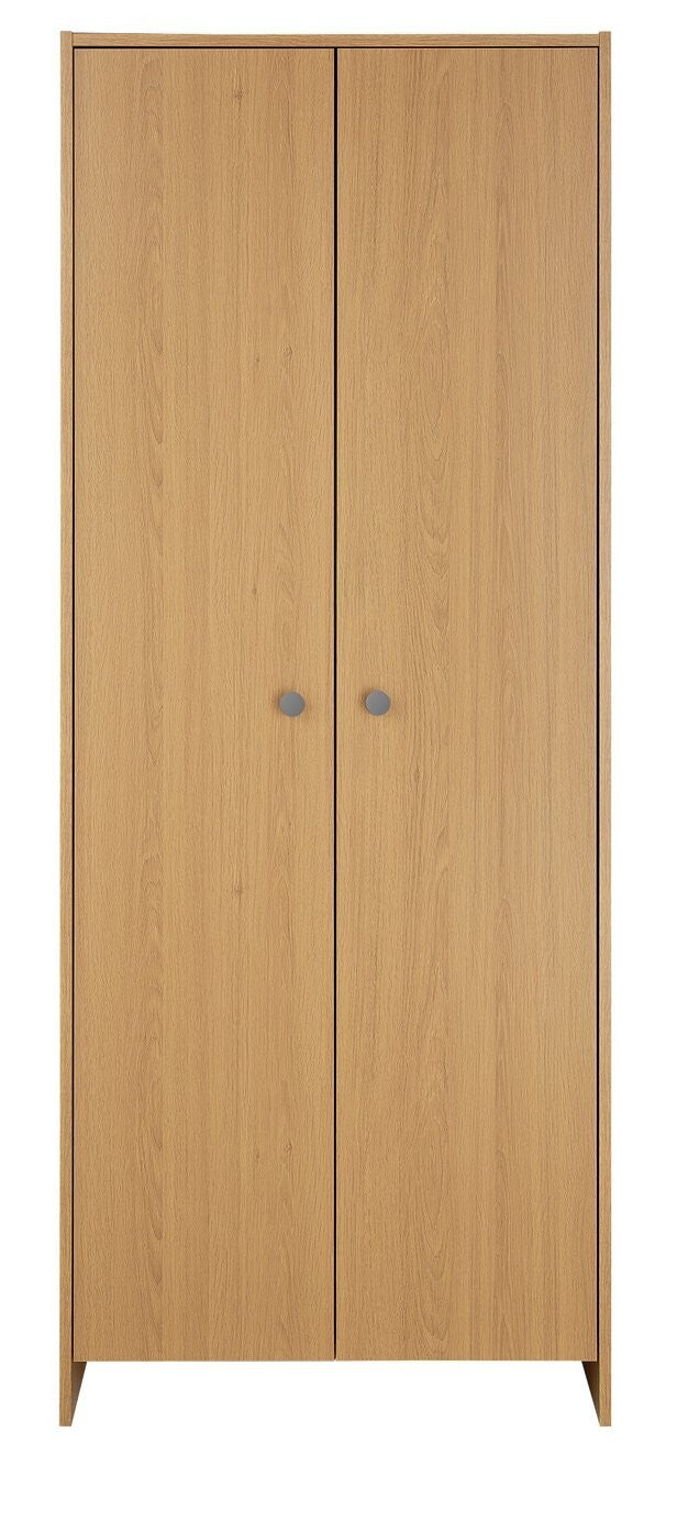 Seville 2 Door Wardrobe - Oak Effect ( B Grade )