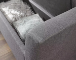 GFW Verona Window Fabric Seat - Charcoal