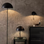 Modern Mushroom Floor Lamp - Black | Modern Standing Floor Light Home Lighting