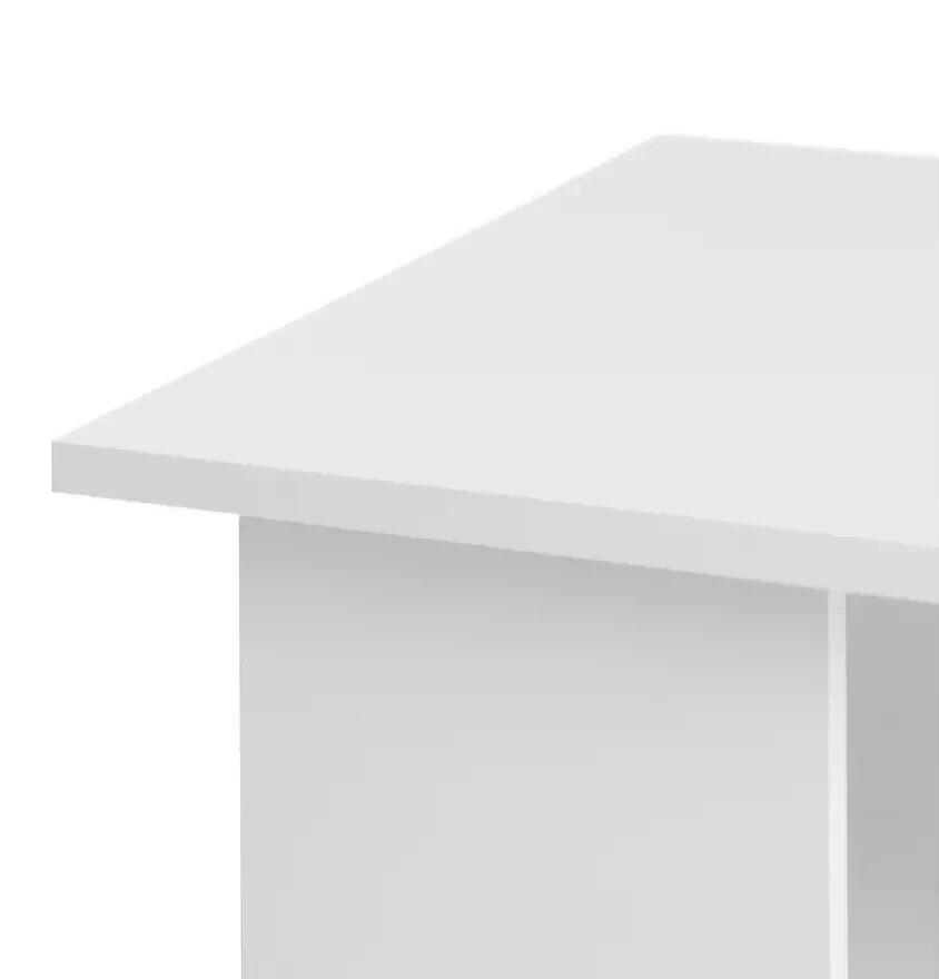 Malibu 3 Drawer Office Desk - White