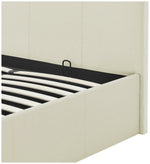 Home Heathdon Kingsize End Lift Ottoman Bed - Natural | Convenient Bed Storage