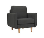 Habitat Remi Fabric Armchair in a Box - Charcoal
