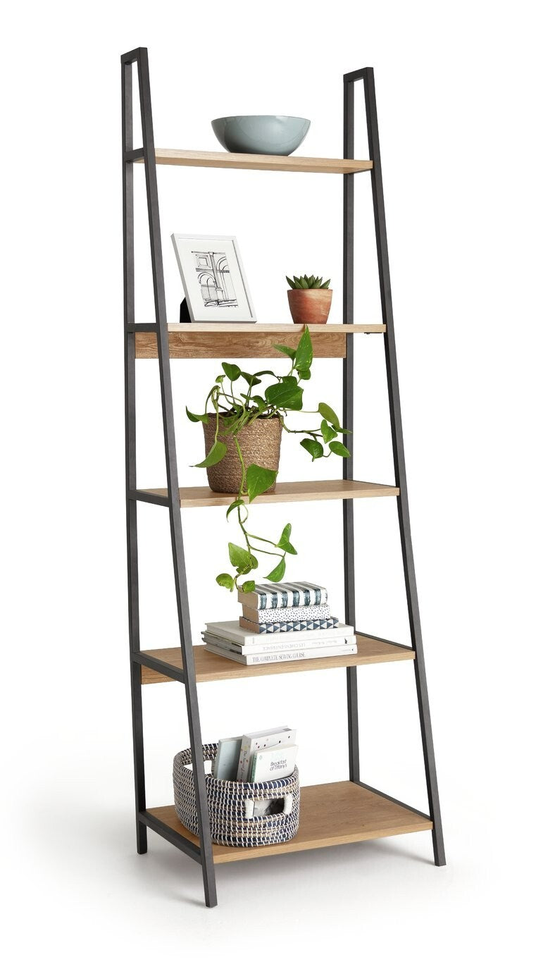Nomad Ladder Shelf - Oak Effect