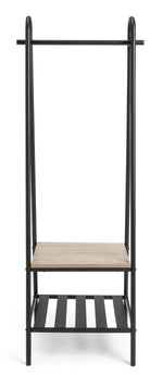 Habitat Turner Single Clothes Rail - Black