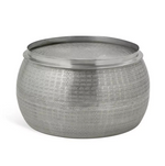 Sona Storage Coffee Table Silver | Modern Living Room Coffee Table