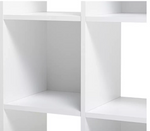 Habitat Squares 9 Cube Storage Unit - White | White Cube Shelf Storage Organizer