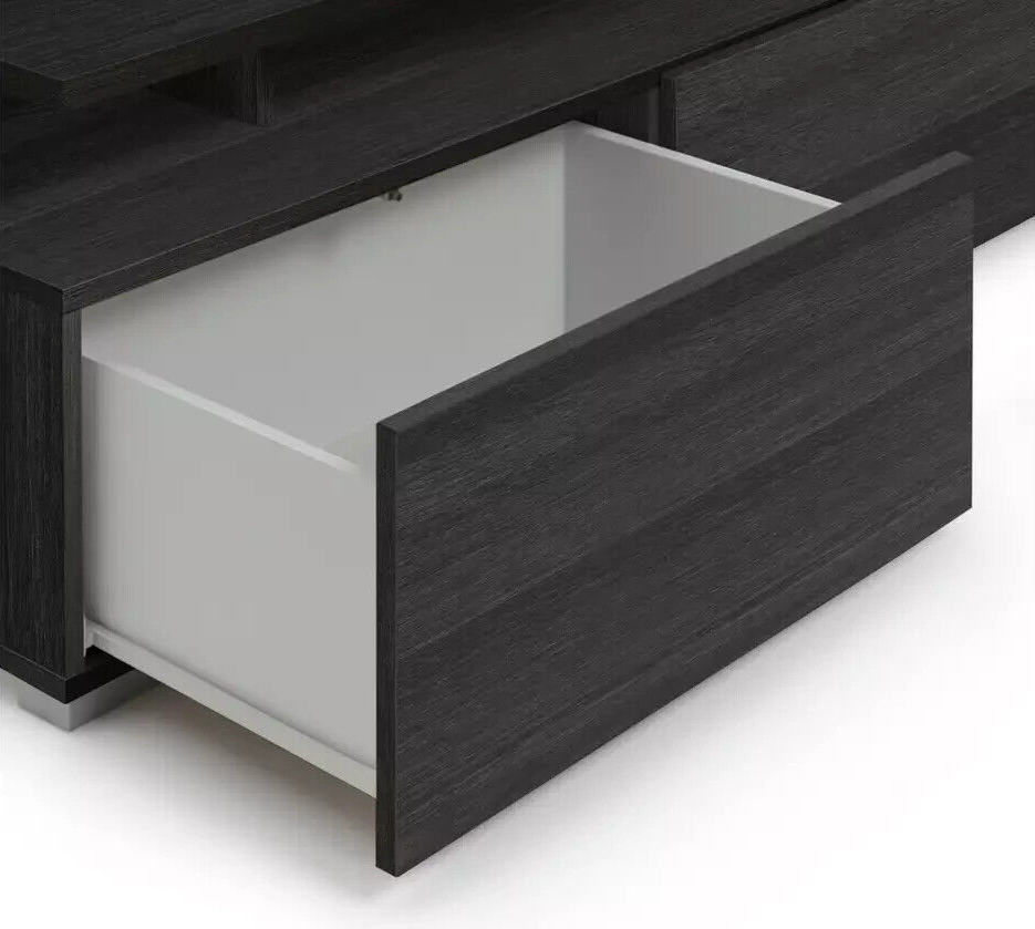 Habitat Floating Top TV Unit - Black & Brown ( B Grade 40998 - 40999 )