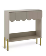 Fala 1 Drawer Console Table Natural | Hallway Storage Furniture Unit