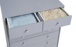 Malibu 5+2 Drawer Chest - Grey  ( B Grade )