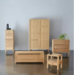 Radius 1 Drawer Bedside Table Oak | Bedroom Nightstand Furniture