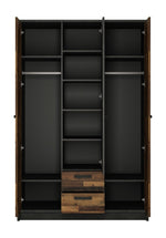 Nubi 3 Door 2 Drawer Wardrobe | Organized Living Space