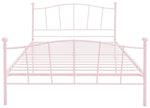 Home Fleur Double Metal Bed Frame - Pink