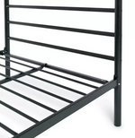 Home Avalon Single Metal Bed Frame Black | Single Bedstead Bedroom Furniture