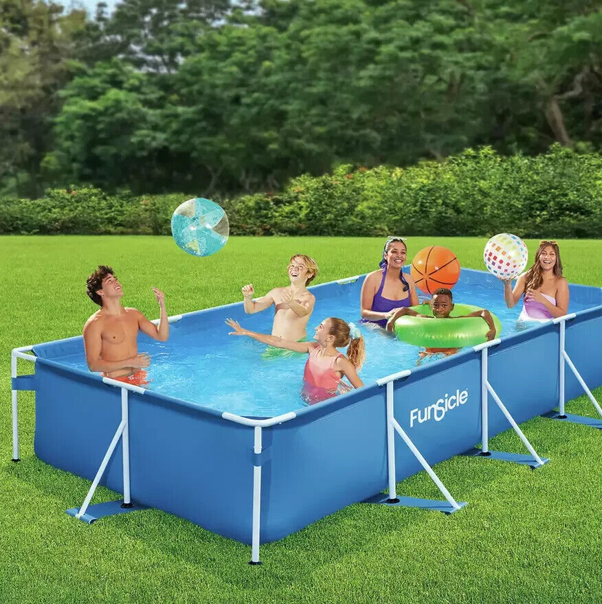 Funsicle Rectangular Frame Outdoor 15ft Pool