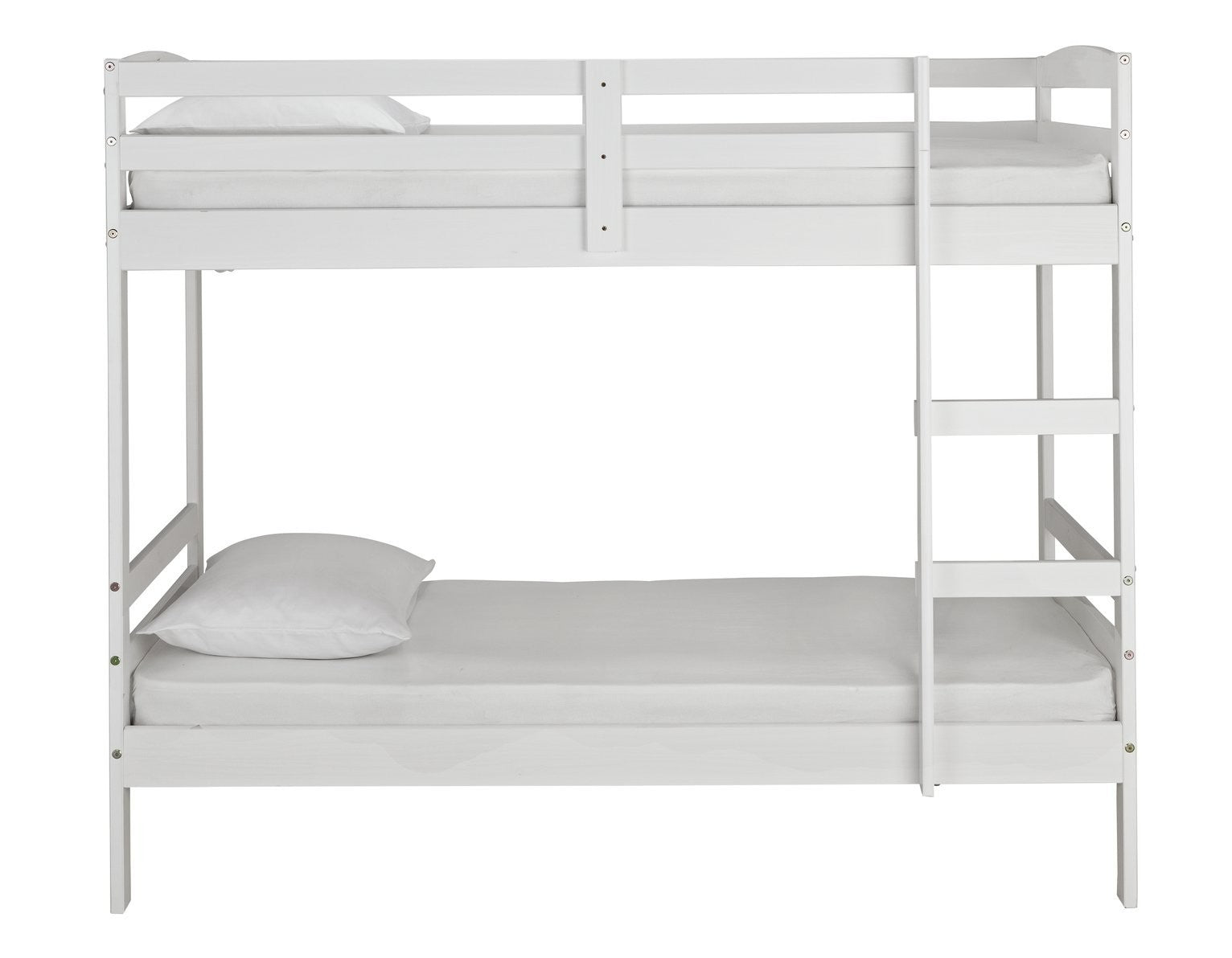 Josie Shorty Bunk Bed Frame - White | Multi Level Sleeping Setup