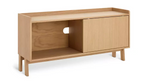 Jessie 1 Door TV Unit Natural | Wooden Living Room TV Stand Cabinet Furniture