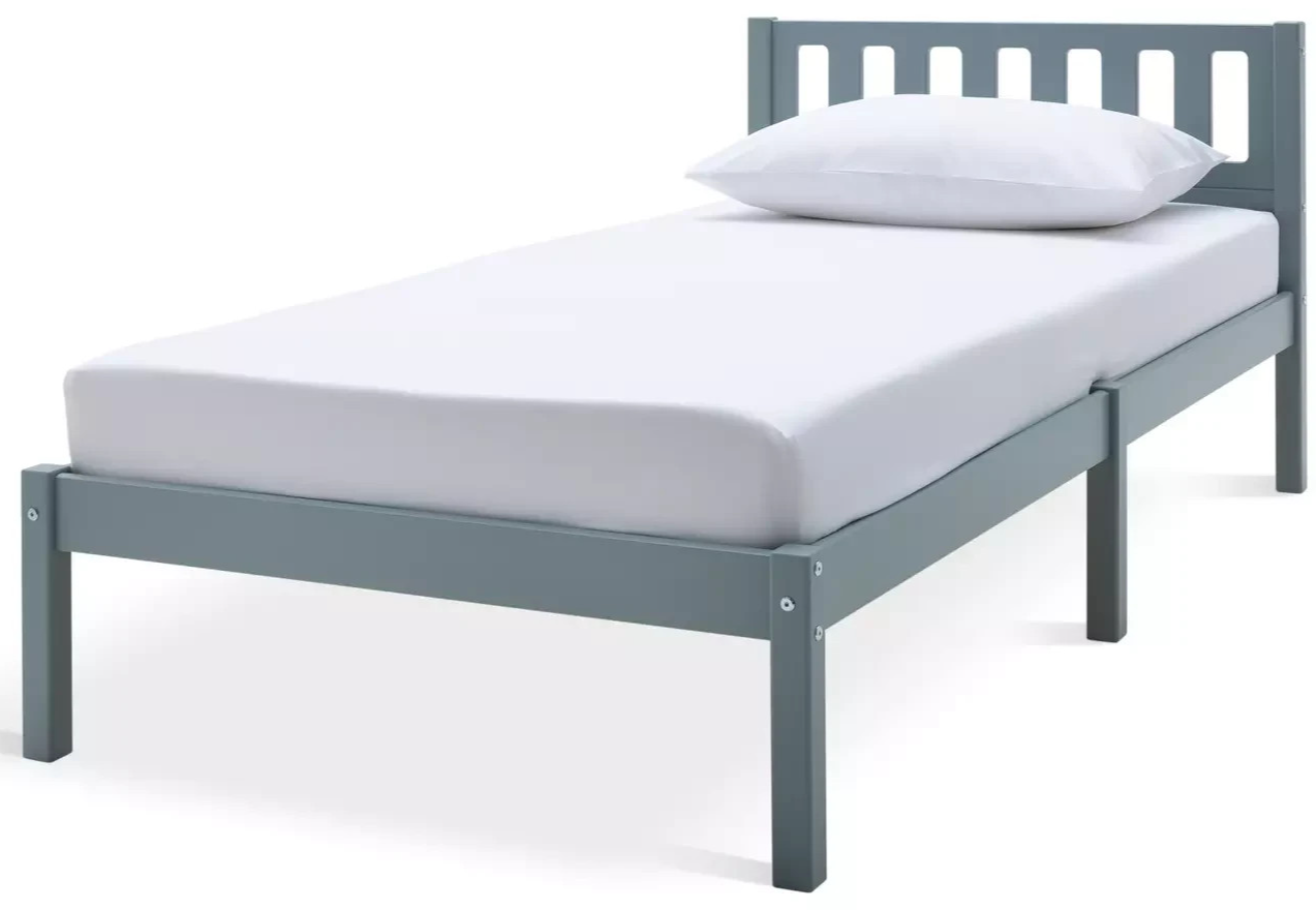 Ronnie Single Bed Frame - Duck Egg Blue (B Grade)