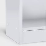 Maine 6 Shelf Bookcase - Shelving Storage Unit Display Cabinet - White