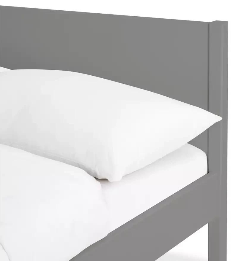 Home Jenson Wooden Kingsize Bed Frame Grey | Bedroom Furniture Bedstead