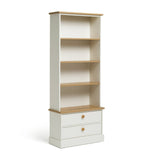 Home Winchester 2 Drawer Bookcase - Cream | Farmhouse look
