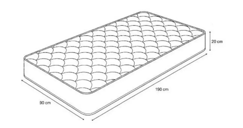 Dormeo Memory Aloe Vera Deluxe Mattress Single | Memory Foam Single Mattress
