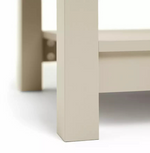 Winchester Coffee Table - Cream | Modern Living Room Table with Storage Shelf