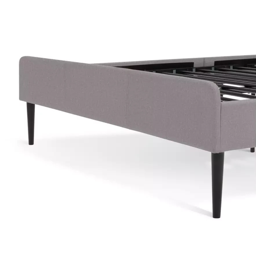 Kristopher Double Fabric Bed Frame - Grey | Bedroom Furniture for Sleep