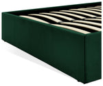 Home Pandora Kingsize End Lift Ottoman Bed - Green | lift-up storage bed