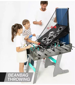 Hy-Pro 8 in 1 Folding Multi Games Table | Football Pool Table Tennis Kids Game
