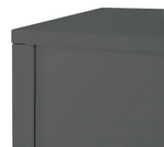Chloe 2 Door Shoe Storage Cabinet - Grey ( B Grade )