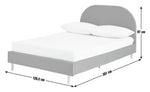 Olivia Small Double Bed Frame - Blue