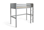 Brooklyn High Sleeper Bed Frame - Grey | Space Saving Design