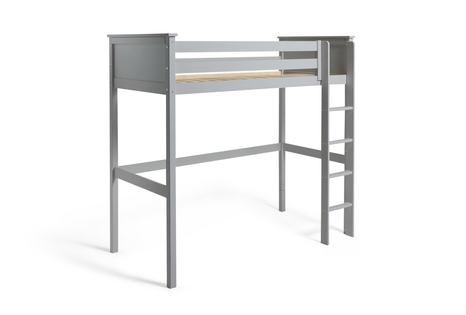 Brooklyn High Sleeper Bed Frame - Grey | Space Saving Design