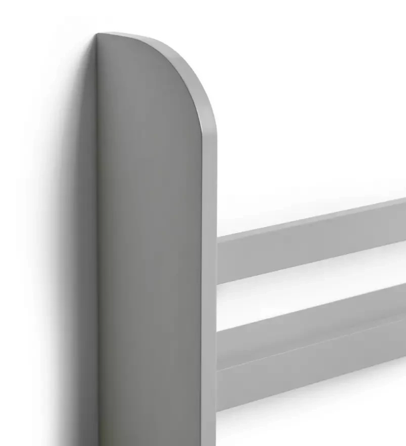 Kids Scandinavia Wall Mounted Bookcase White | Children's Bedroom Wall Shelf