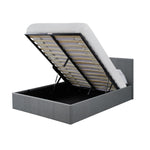 Heathdon Double End Lift Ottoman Bed - Grey