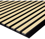 Kraus Acoustic Veneer Ash 1.2M Wall Panel - Pack of 3 | Soundproof Decorative Se