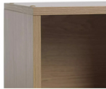 Squares 4 Cube Storage Unit - Oak Effect