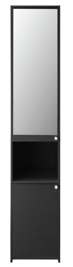 Home Prime Mirrored Tallboy - Black