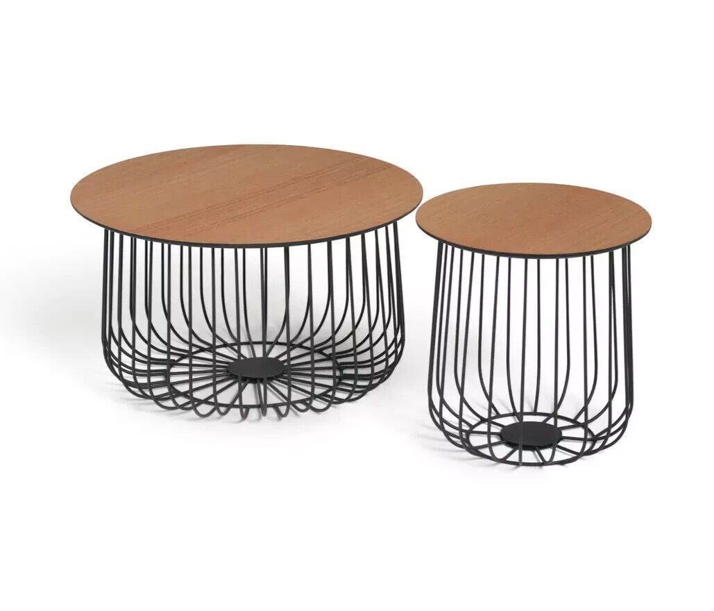Habitat Wire Frame Bird Cage Coffee and Side Tables