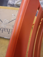 Annika 2 Seater Metal Garden Bistro Set - Red (B Grade)