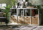 Habitat Squares Plus 8 Cube Storage Unit - White | Modular Organizer Living Room