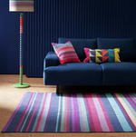 Margo Selby Buster Red Rug | 160x230cm | Modern Living Room Bedroom Area Rug