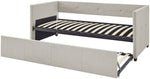 Home Tamara Trundle Day Bed - Natural | Sofa bed for small rooms